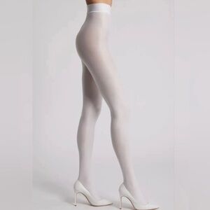 Free People High Heel Jungle Mercury tights white  new with tags